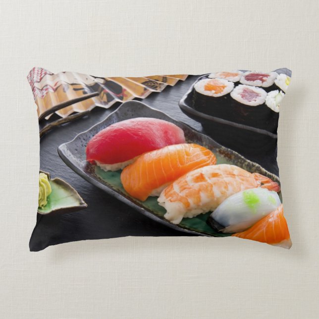 Coussins Décoratifs Sushi et petits pains (Devant)