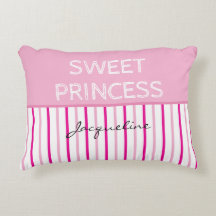 Sweet Princess Pink White Stripes Nom