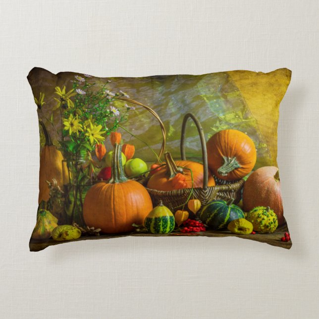 Coussins Décoratifs Tableau de définition du Citrouille d'automne d'Ha (Devant)