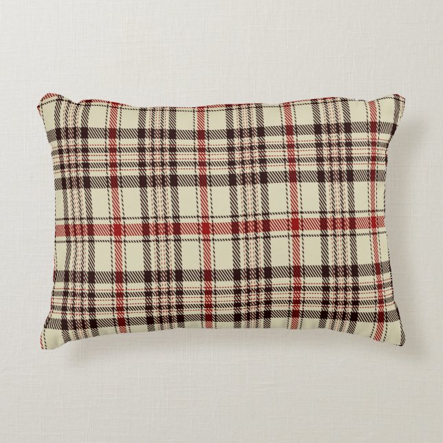 Coussins Décoratifs Tartan Brown (Devant)