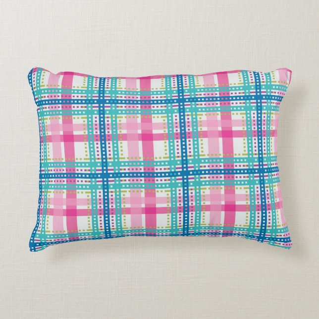 Coussins Décoratifs Tartan, motif de plaid (Devant)