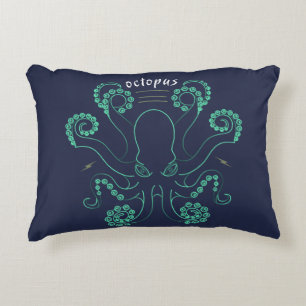 Coussins Décoratifs Tentacules de céphalopodes octopus