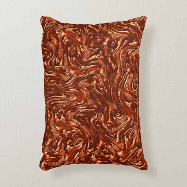 Coussins Décoratifs Terre cuite brune texturée (Devant(Vertical))
