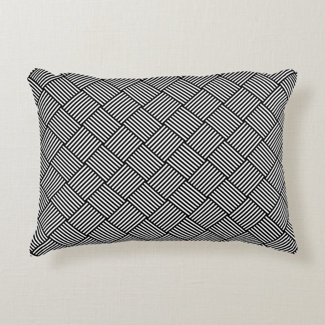 Coussins Décoratifs Texture vérifiée géométrique (Devant)