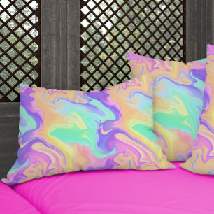 Coussins Décoratifs Tie Dye Swirl Pastel Super