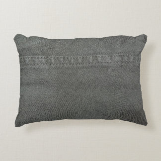 Coussins Décoratifs tissu vert foncé avec kaki cousu son clo couture