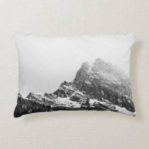 COUSSINS DÉCORATIFS TOP VIEW OF SNOWY MOUNTAIN