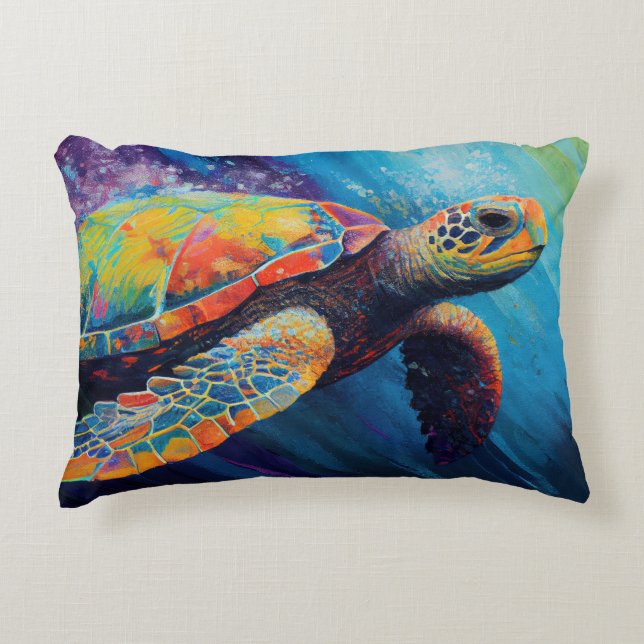 Coussins Décoratifs Tortue de mer (Devant)