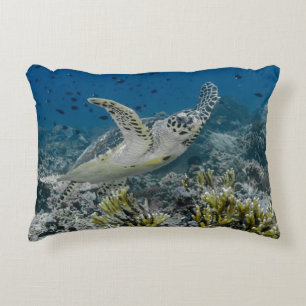 Coussins Décoratifs Tortue imbriquée nageant