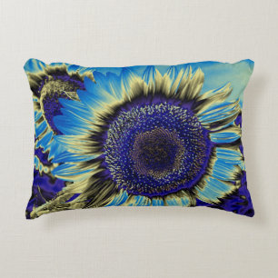 Coussins Décoratifs Tournesol bleu