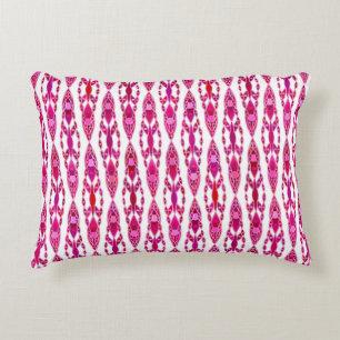 Coussins Décoratifs Tribal Batik - Burqundy et Fuchsia Pink