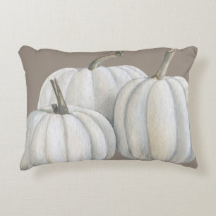 Coussins Décoratifs Trois Citrouilles blancs