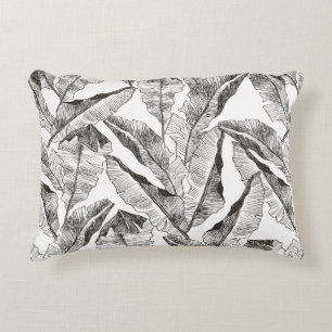 Coussins Décoratifs Tropic plants floral seamless jungle pattern. Prin