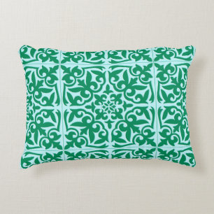 Coussins Décoratifs Tuile marocaine - turquoise et aqua