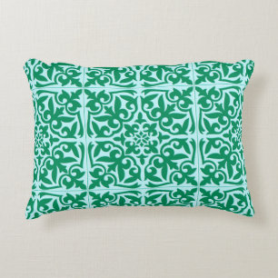 Coussins Décoratifs Tuile marocaine - turquoise et aqua