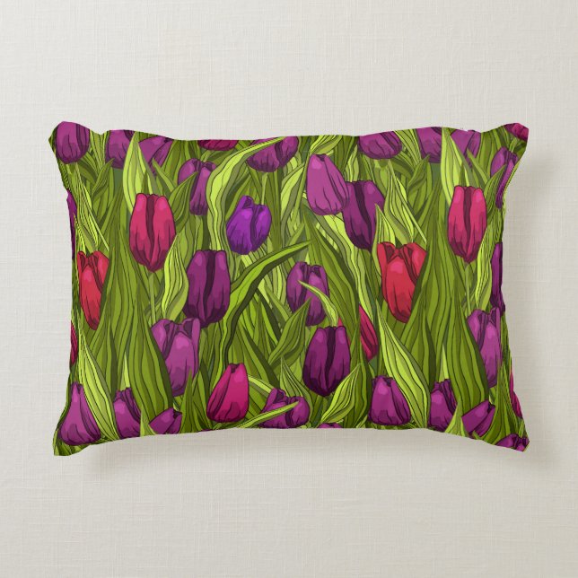 Coussins Décoratifs Tulipes (Devant)