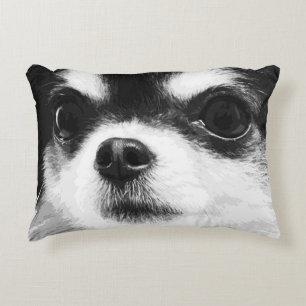 Coussins Décoratifs Un chiwawa noir et blanc