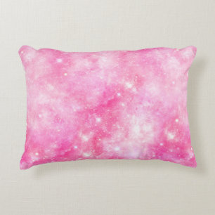 Coussins Décoratifs Univers de galaxie rose