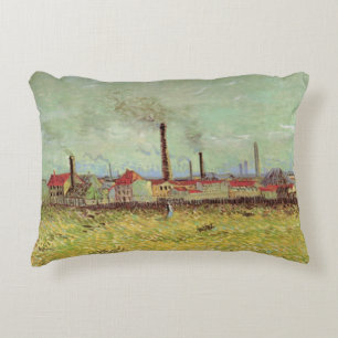 Coussins Décoratifs Usines à Asnières par Vincent van Gogh