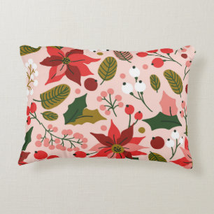 Coussins Décoratifs Vacances d'hiver à Poinsettia