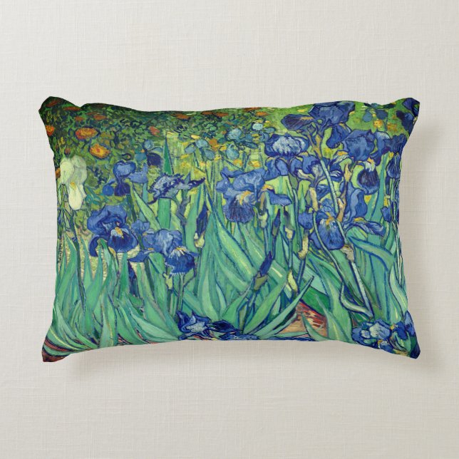 Coussins Décoratifs Van Gogh Art Irises (Devant)