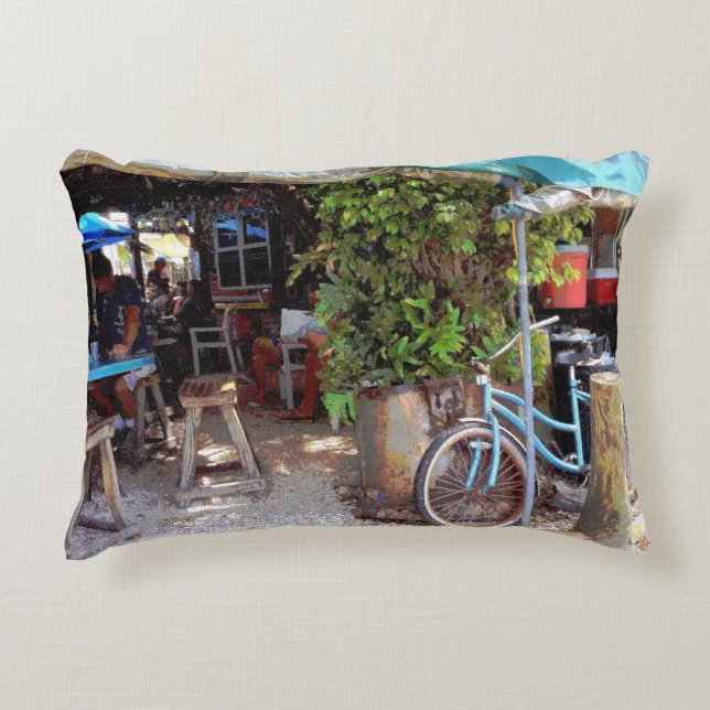 Coussins Décoratifs Vélo bleu (Devant)
