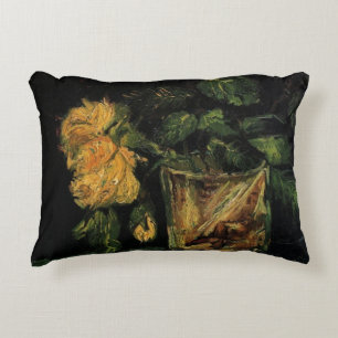 Coussins Décoratifs Verre avec des roses par Vincent van Gogh