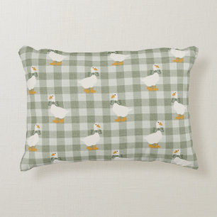 Coussins Décoratifs Vert Sauge Gingham Oie Vichy Buffalo Nursery