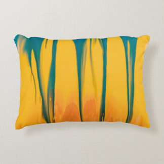 COUSSINS DÉCORATIFS VÊTEMENT JAUNE ET BLEU