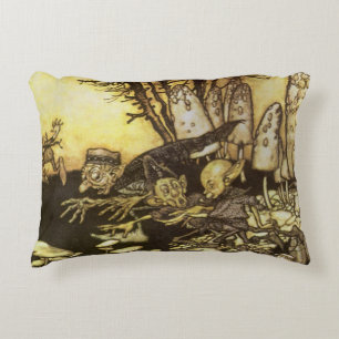 Coussins Décoratifs Vieux Conte de Fées, Bande d'Ouvriers par Rackham