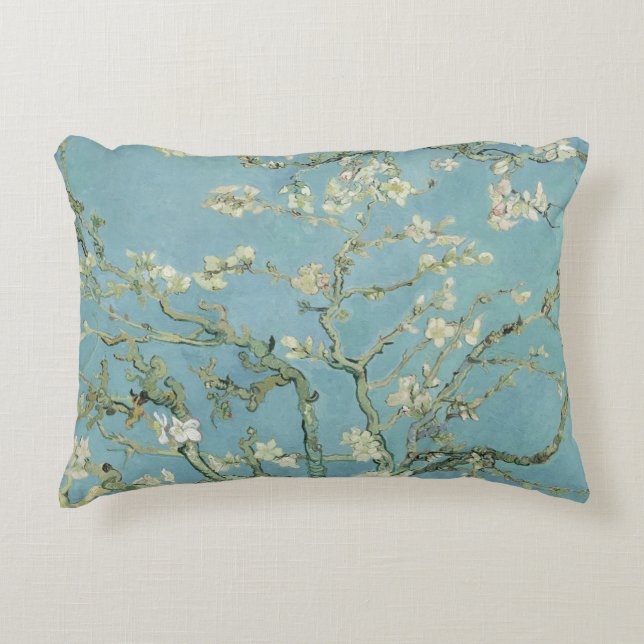 Coussins Décoratifs Vincent van Gogh - Fleur d'amandes (Devant)