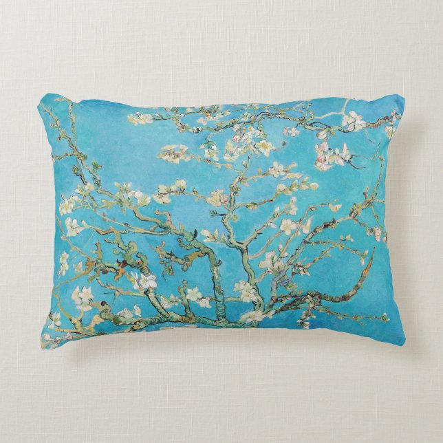 Coussins Décoratifs Vincent van Gogh - Fleur d'amandes (Devant)