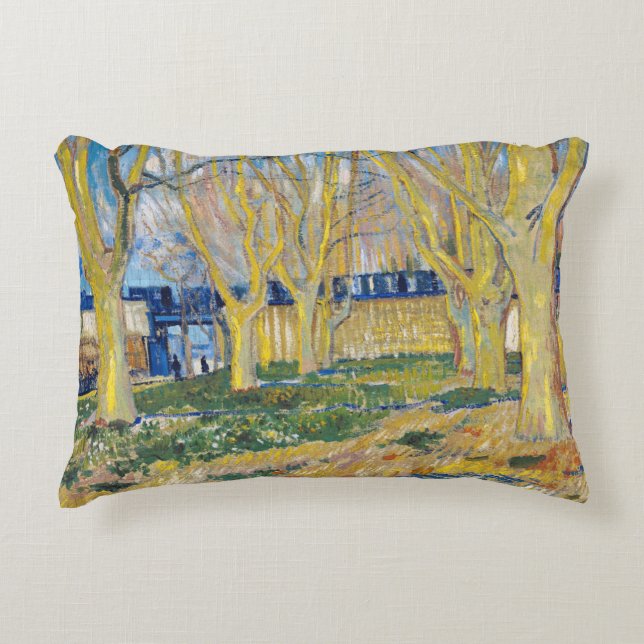 Coussins Décoratifs Vincent van Gogh - Le Train Bleu (Devant)