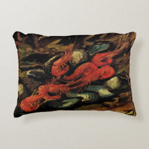 Coussins Décoratifs Vincent van Gogh - Nature morte Moules et Crevette