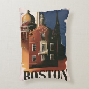 Coussins Décoratifs Vintage Boston, Massachusetts Départ de Paul Rever