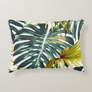 Coussins Décoratifs Vintage Feuille Motif de la jungle tropicale