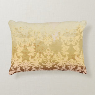 Coussins Décoratifs Vintage motif baroque, luxe ornemental.