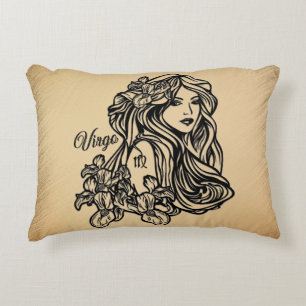 Coussins Décoratifs Virgo Zodiac - Antique Look