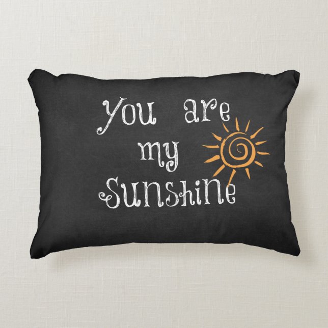 Coussins Décoratifs Vous êtes My Sunshine Citation (Devant)
