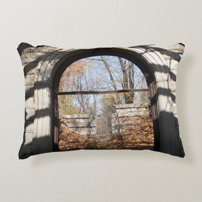 Coussins Décoratifs Vue à travers la ruine (Devant)
