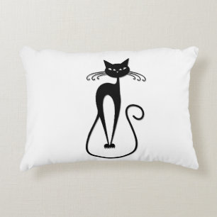 Coussins Décoratifs Whimsical Skinny Chat noir