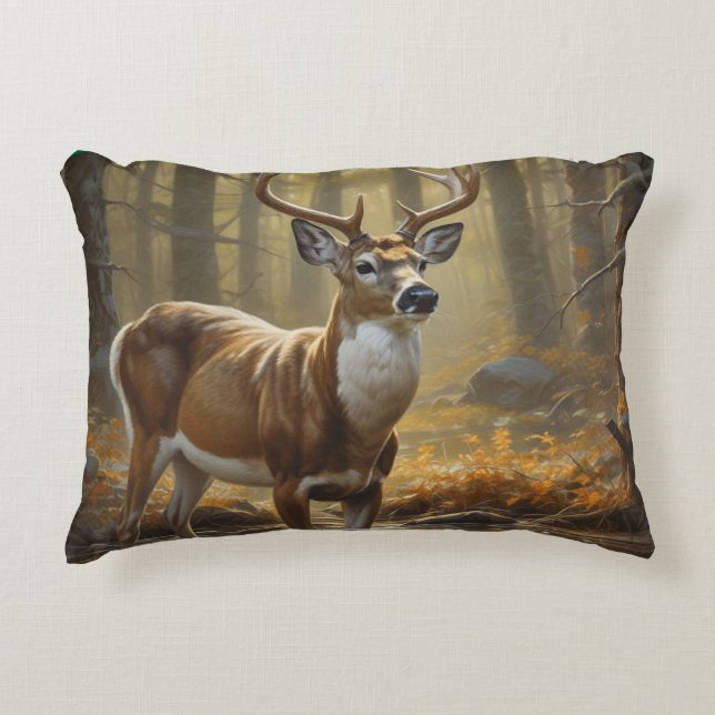 Coussins Décoratifs Whitetail Buck (Devant)