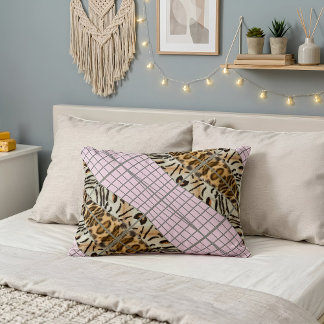 Coussins Décoratifs Wildcat Matrix - Chat Bengal Léopard Rose Rose