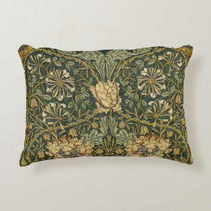 Coussins Décoratifs William Morris Honeysuckle Vert Floral