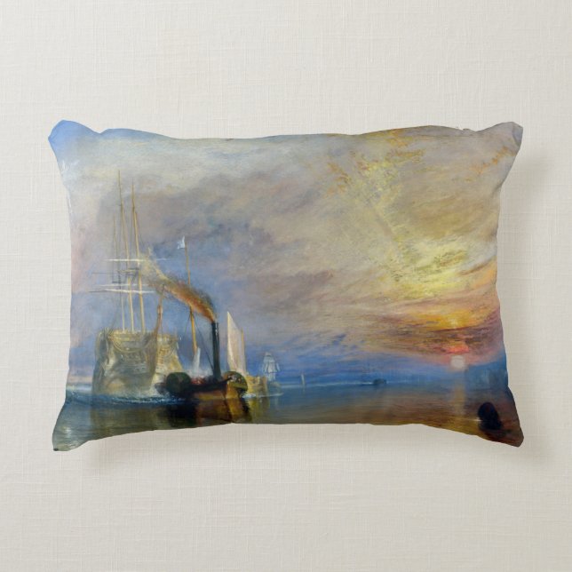Coussins Décoratifs William Turner - Le Temeraire de combat (Devant)