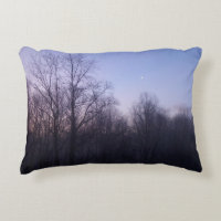 Winter Moon Matin Paysage Photographie