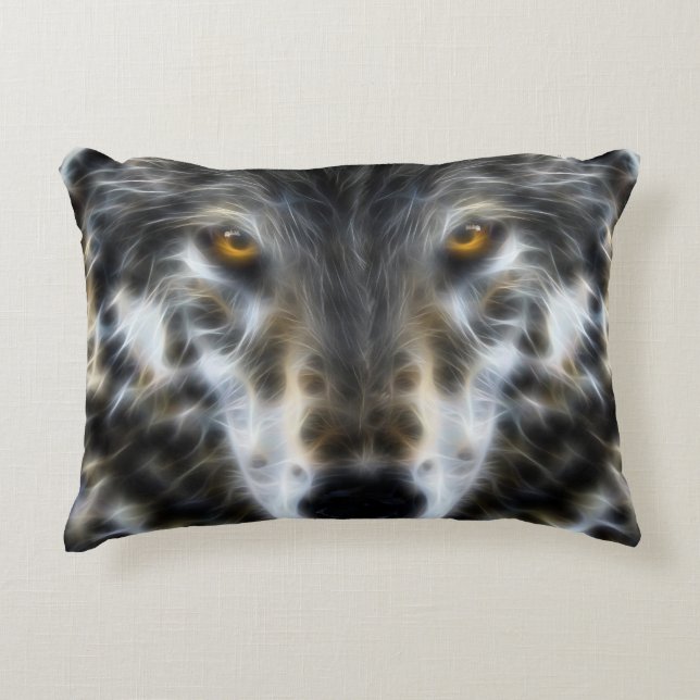 Coussins Décoratifs Wolf Design inspiré Portrait (Devant)