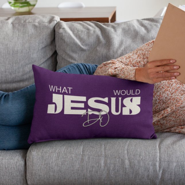 Coussins Décoratifs WWJD Accent Pillow – Bold Abstract Design (Créateur téléchargé)
