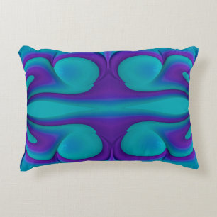 Coussins Décoratifs ~ YEUX SAPPHIRE ~ Design fractal ~ Original ~
