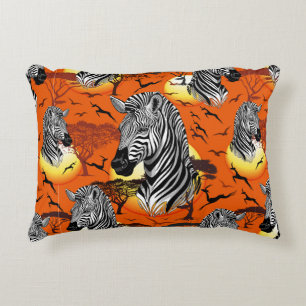Coussins Décoratifs Zebra African Savanna Wild Animal